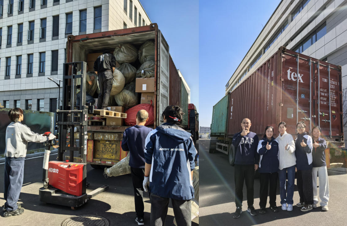 Caricamento dei container in Australia completato!