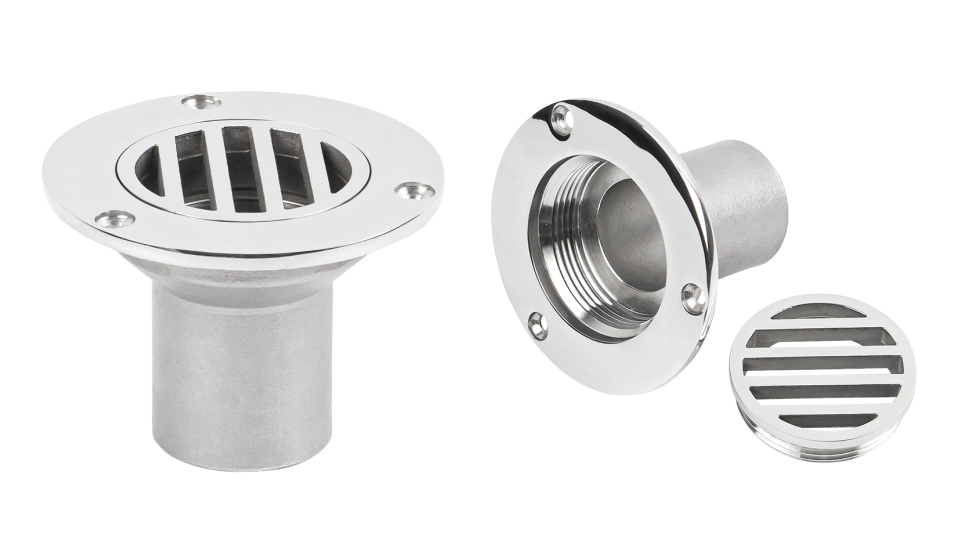 Scarico pozzetto rimovibile in acciaio inossidabile 316