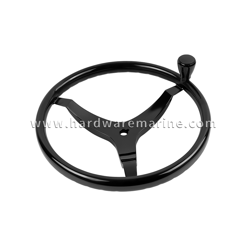 Volante in PVD nero con pomello aggiornato