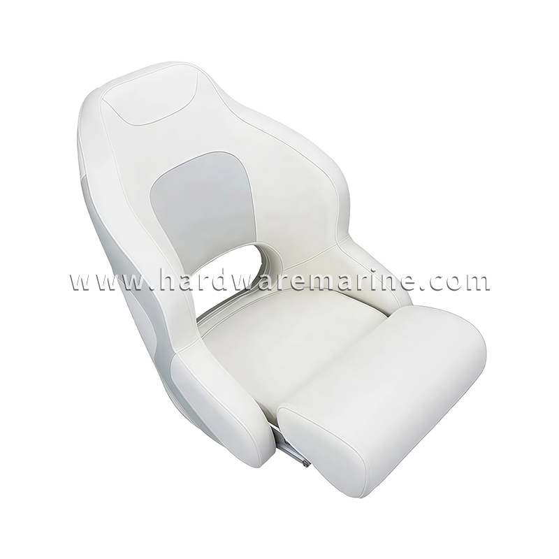 Sedile marino deluxe ribaltabile (grigio chiaro e grigio scuro)
