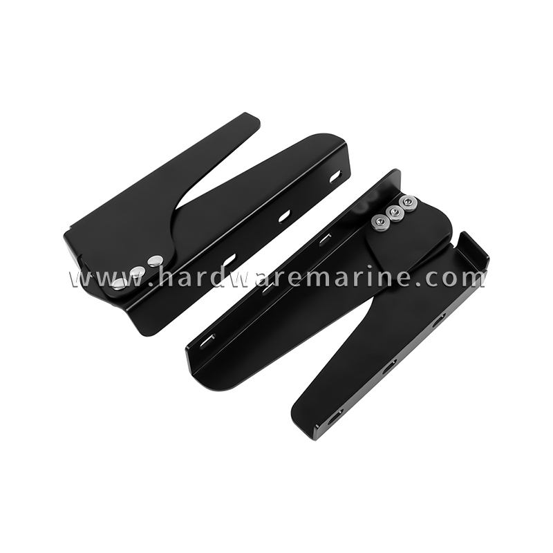 Cerniera del sedile marino con rivestimento nero
